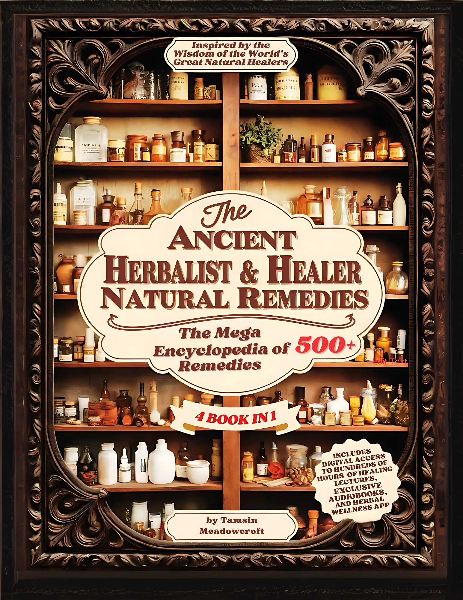 Ancient Herbalist & Healer Natural Remedies. 4 Books in 1
